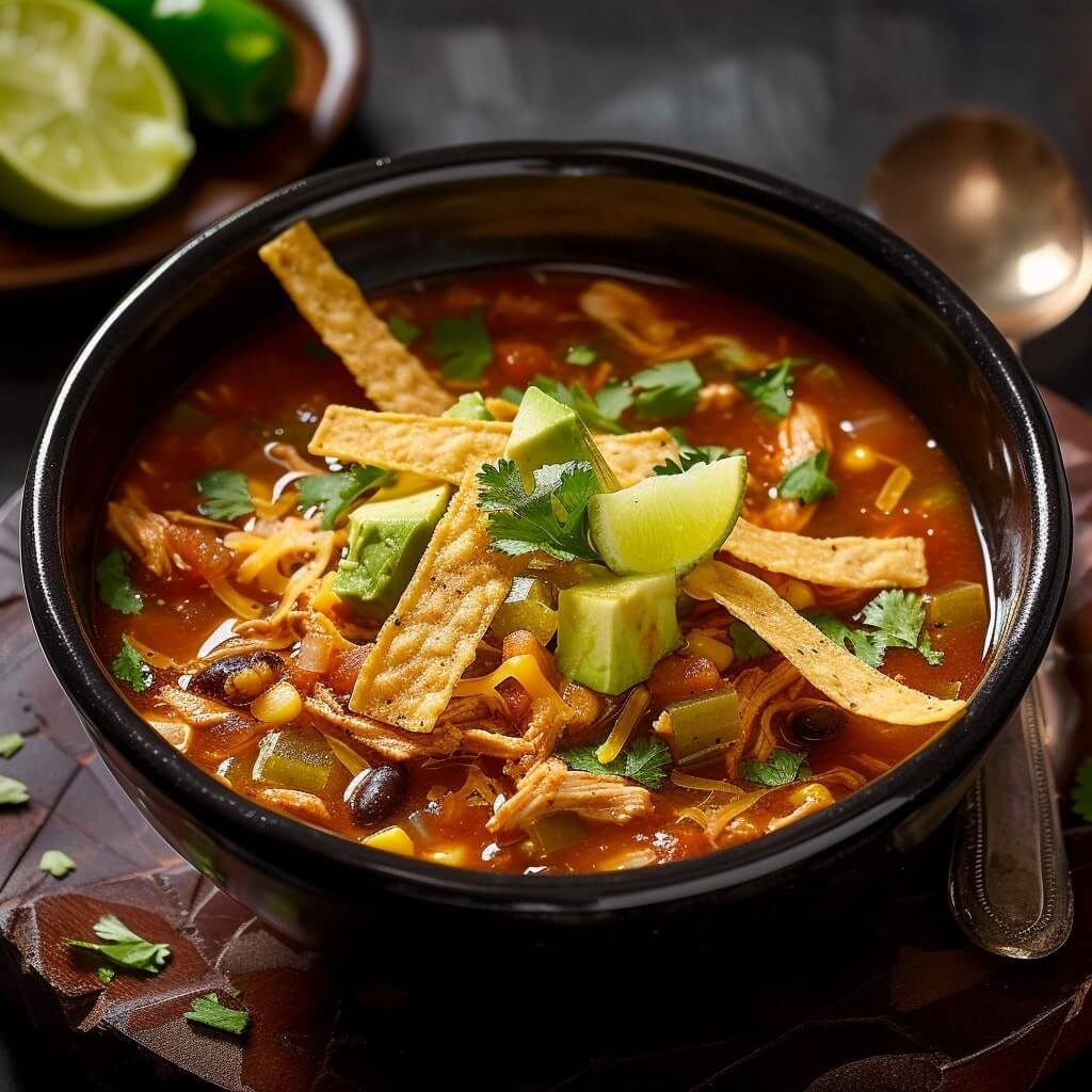 Cilantro-Lime Chicken Tortilla Soup