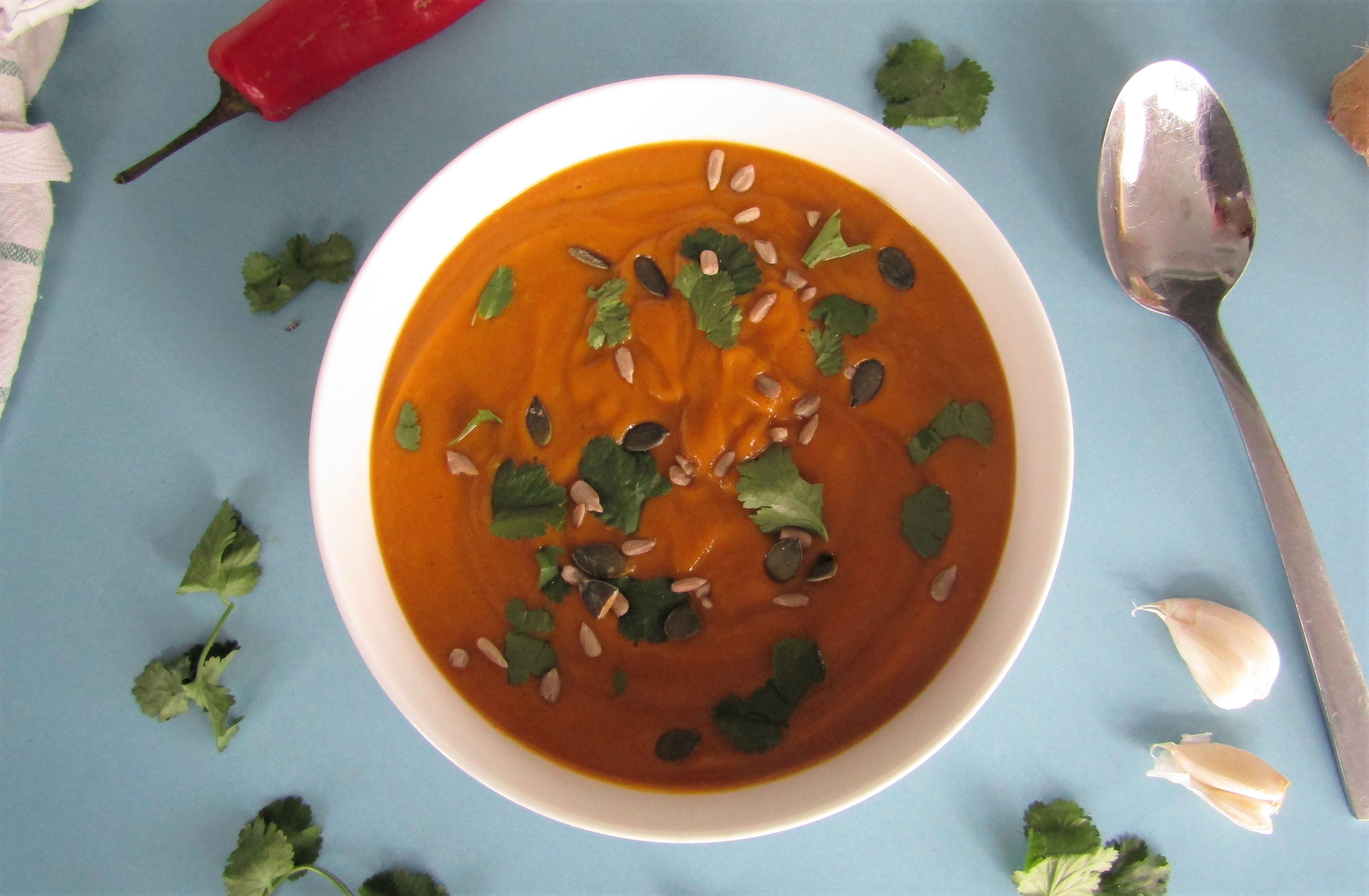 Curried Coconut Sweet Potato Soup