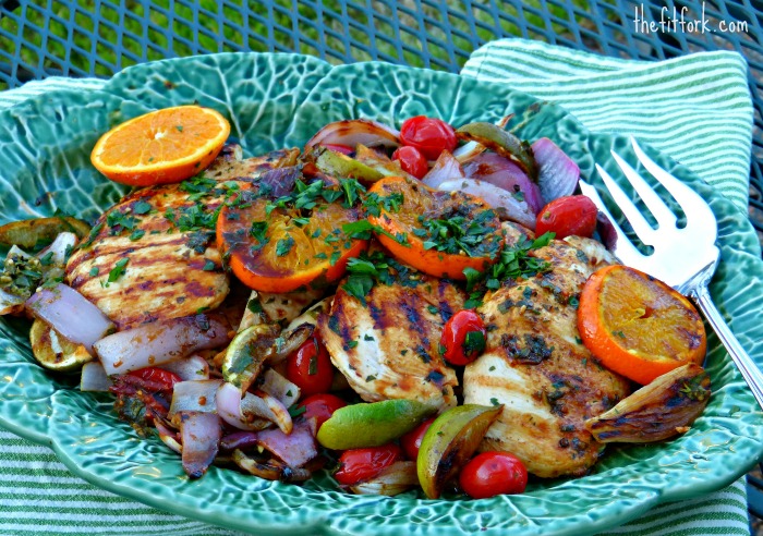 Citrus Mojo Grilled Chicken Pinchos