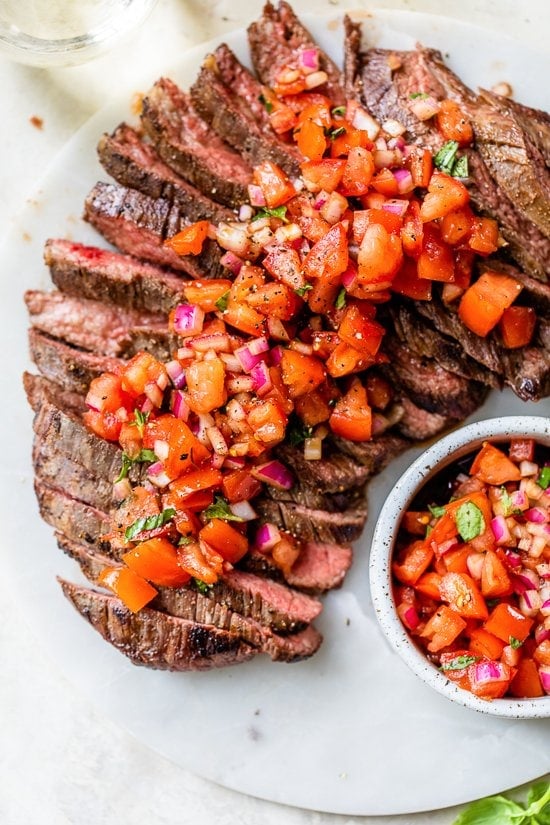 Quick Steak and Onion Sauté with Tomato