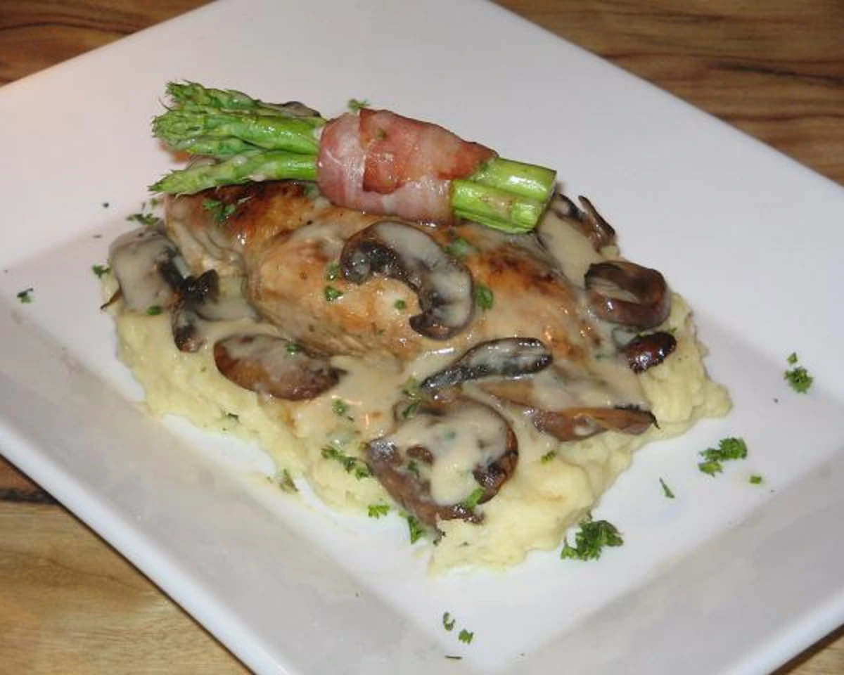 Chicken Sauté with Mushrooms and Cream
