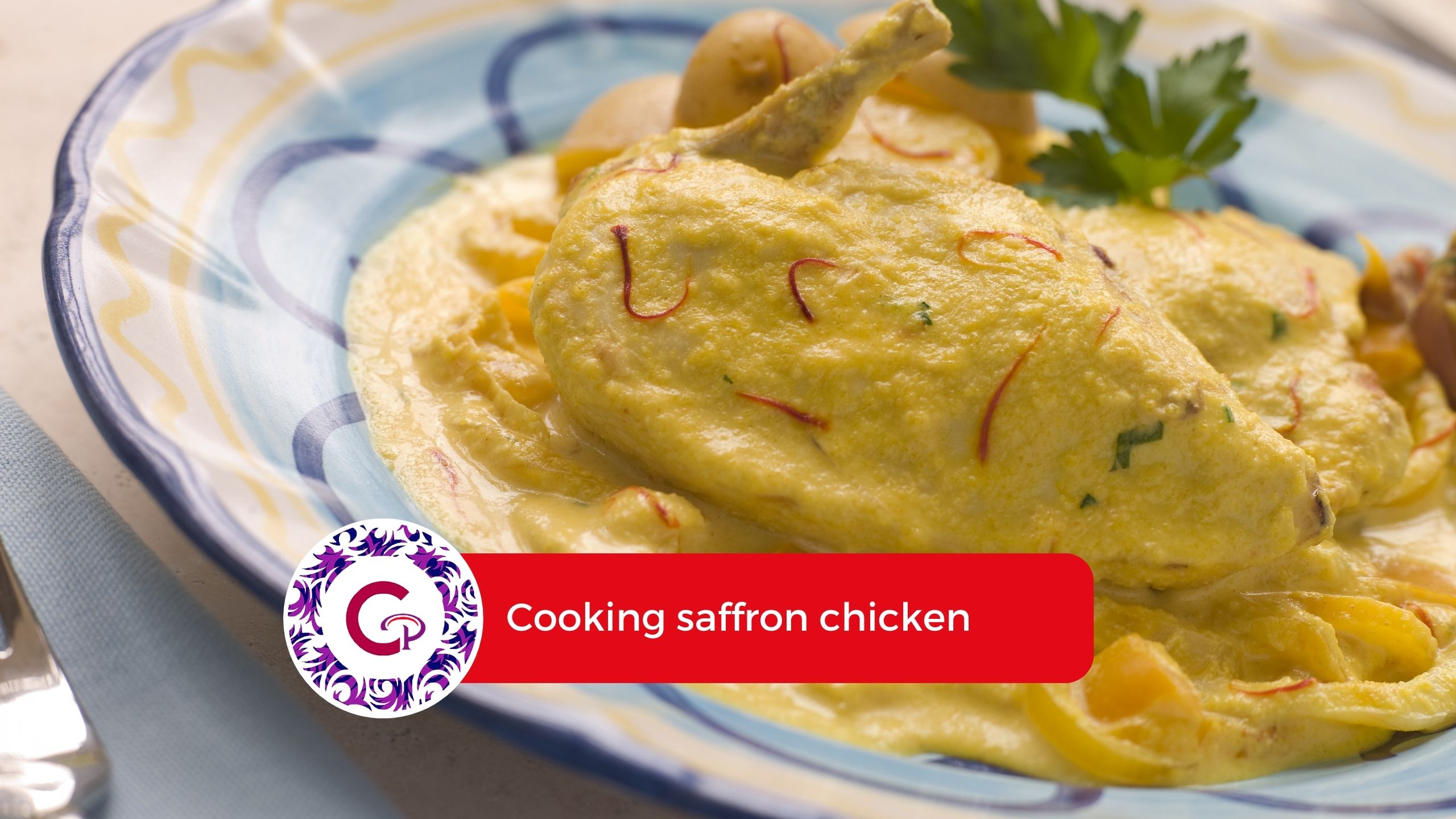 Baked Saffron Chicken