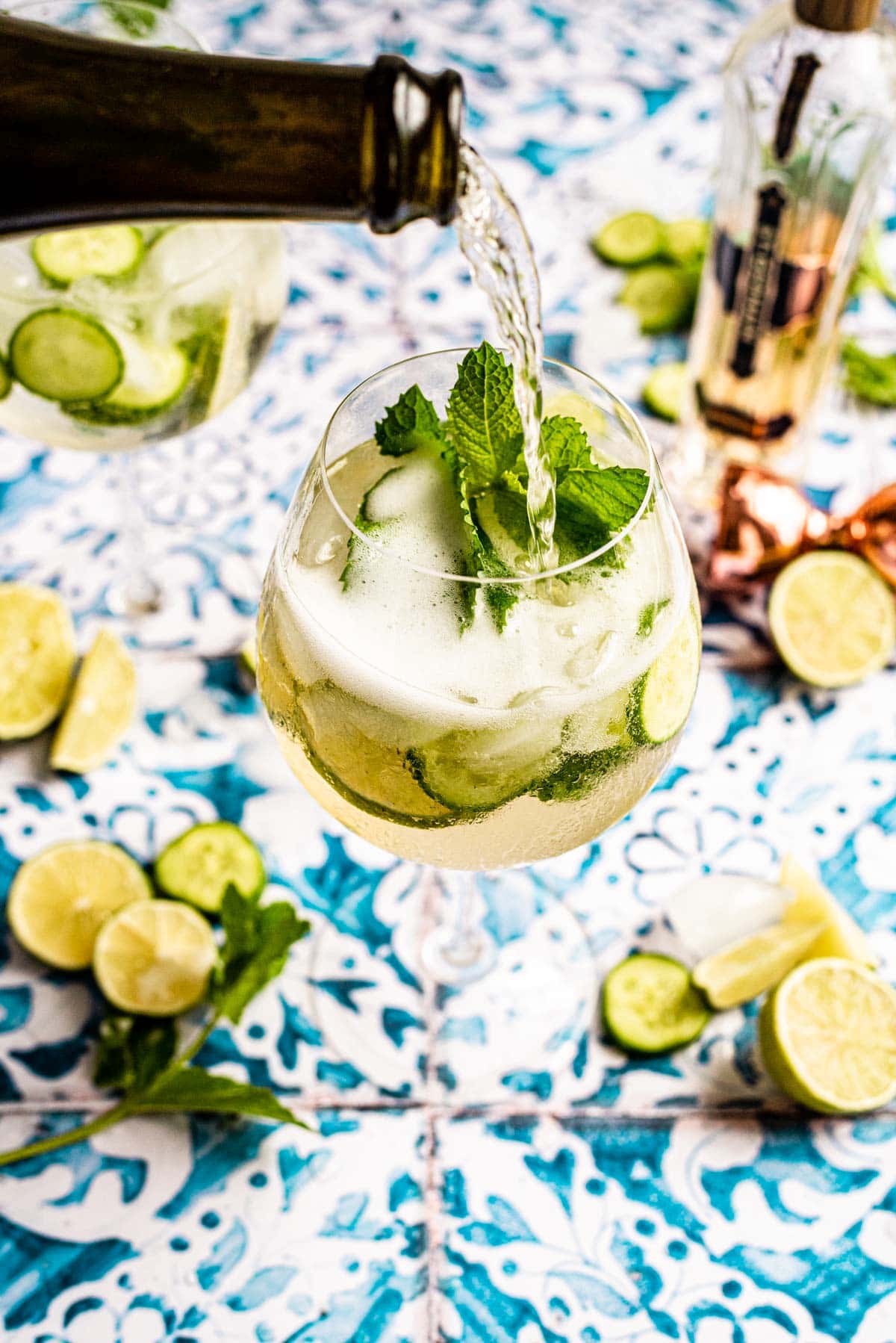 St-Germain Elderflower Cucumber Spritz