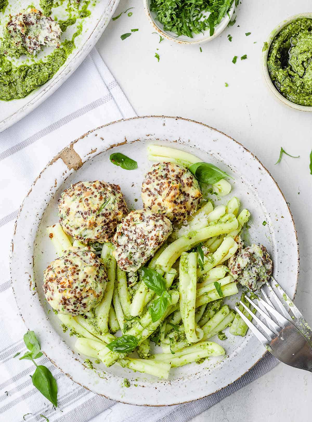 Carrot and Zucchini Chicken Meatballs