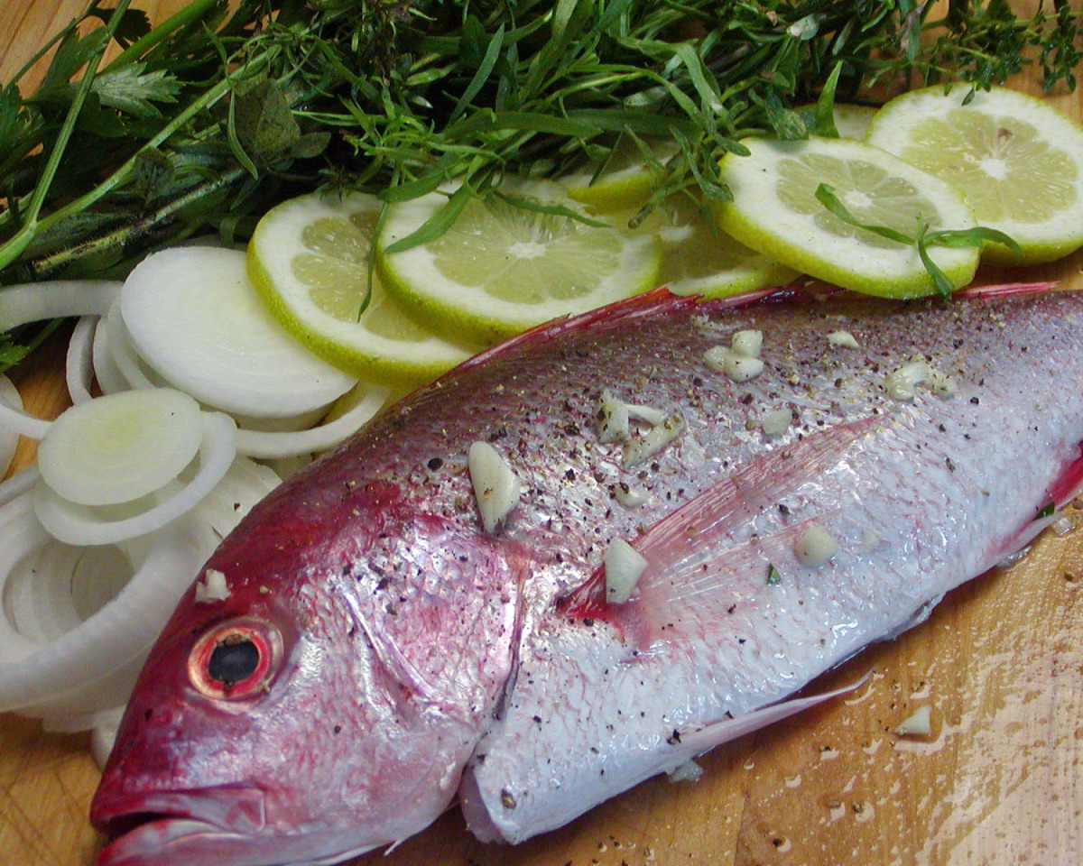 Grilled Red Snapper with Cameroonian Spice Rub