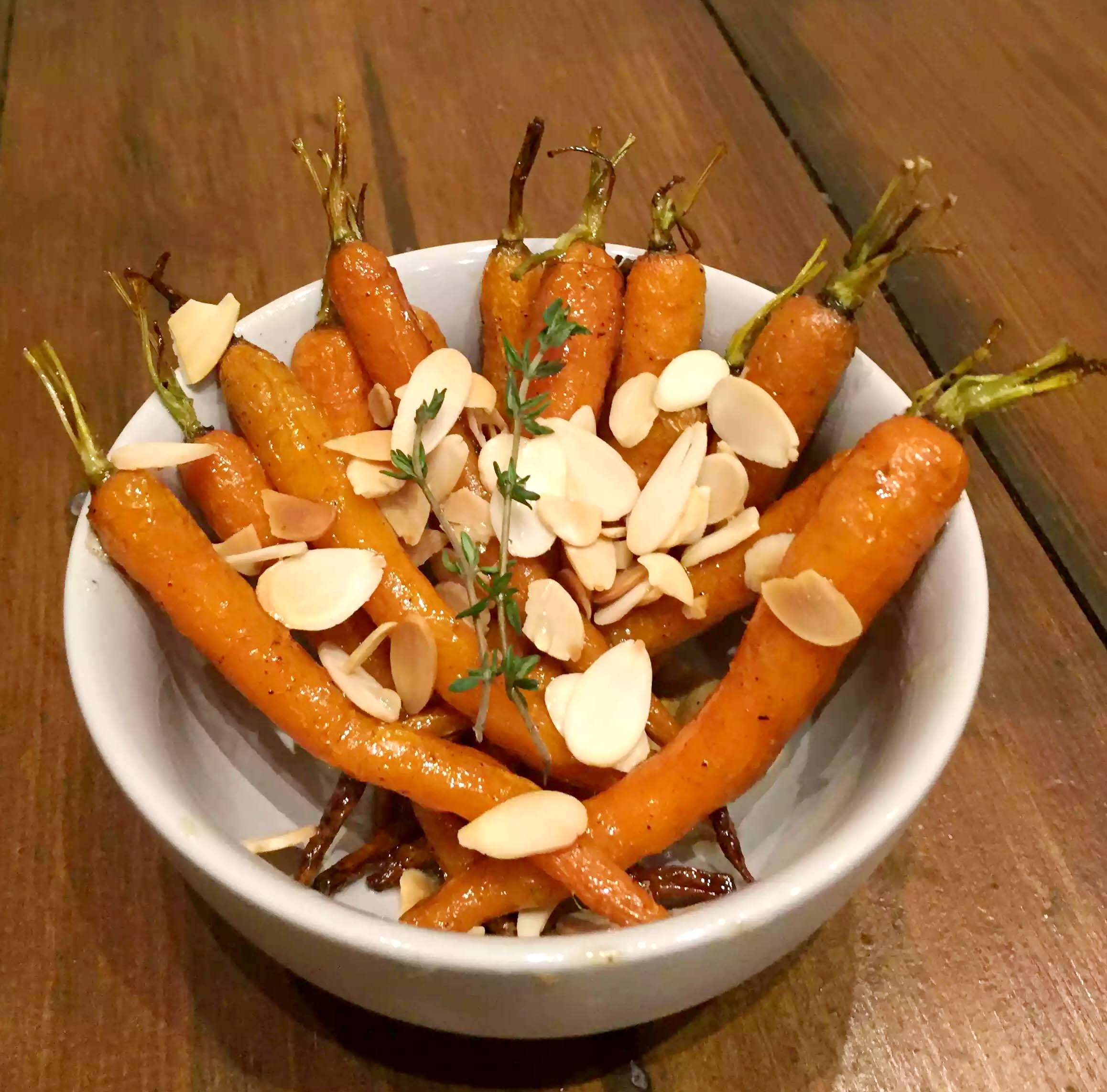 Herb-Roasted Carrots with Toasted Almonds