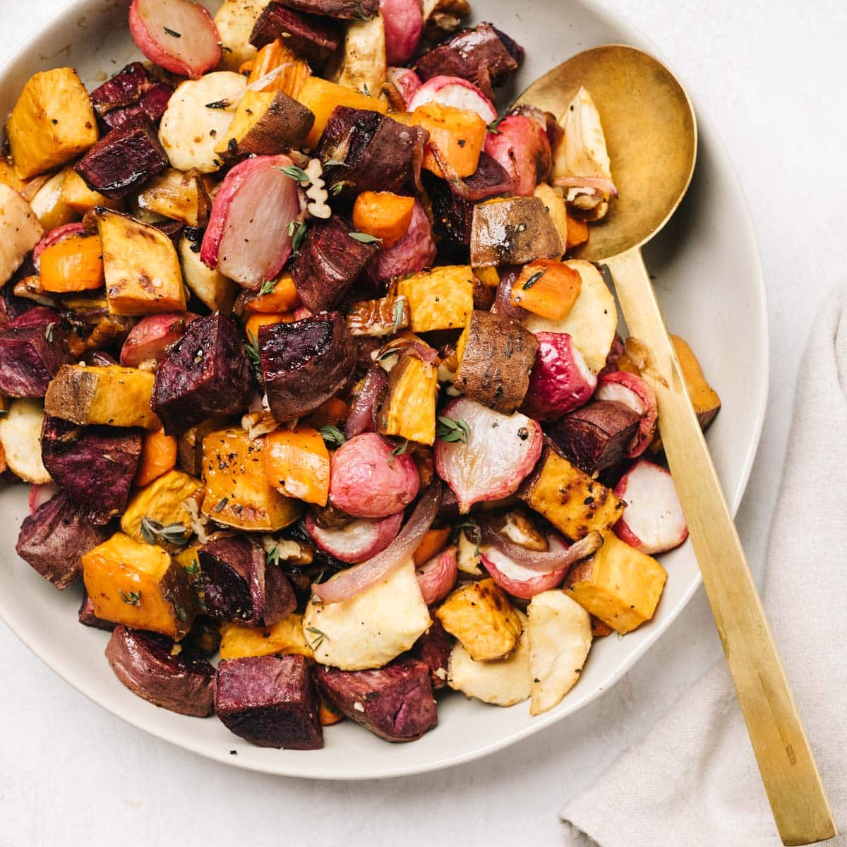 Maple-Roasted Root Vegetables