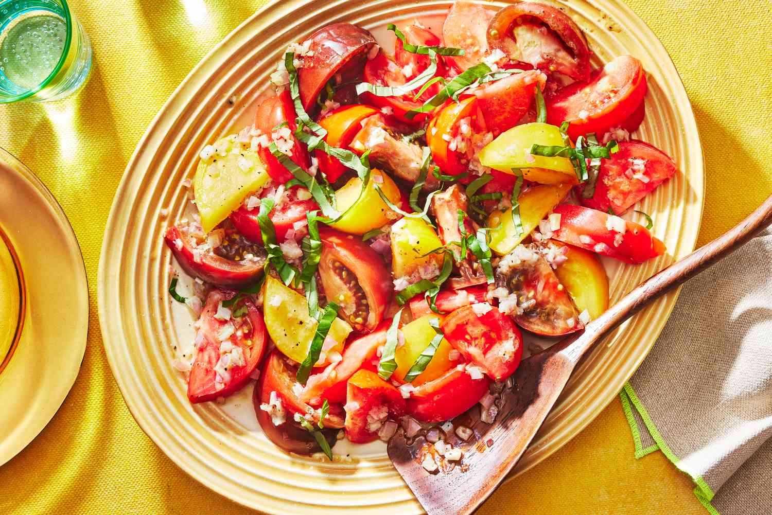 Heirloom Tomato and Heritage Wheat Salad with Lemon-Herb Vinaigrette