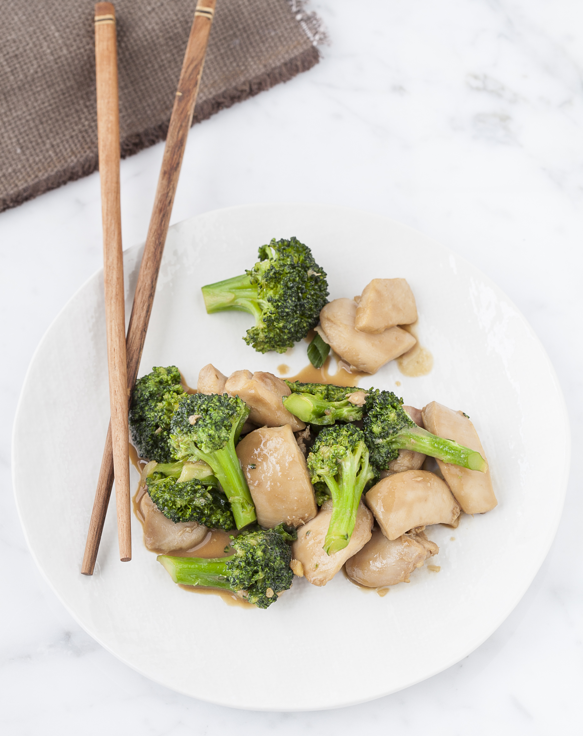 Wok-Seared Ginger Chicken with Broccoli