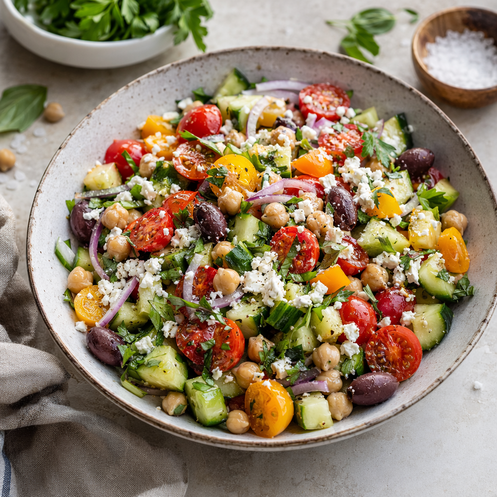 Sunny Mediterranean Salad