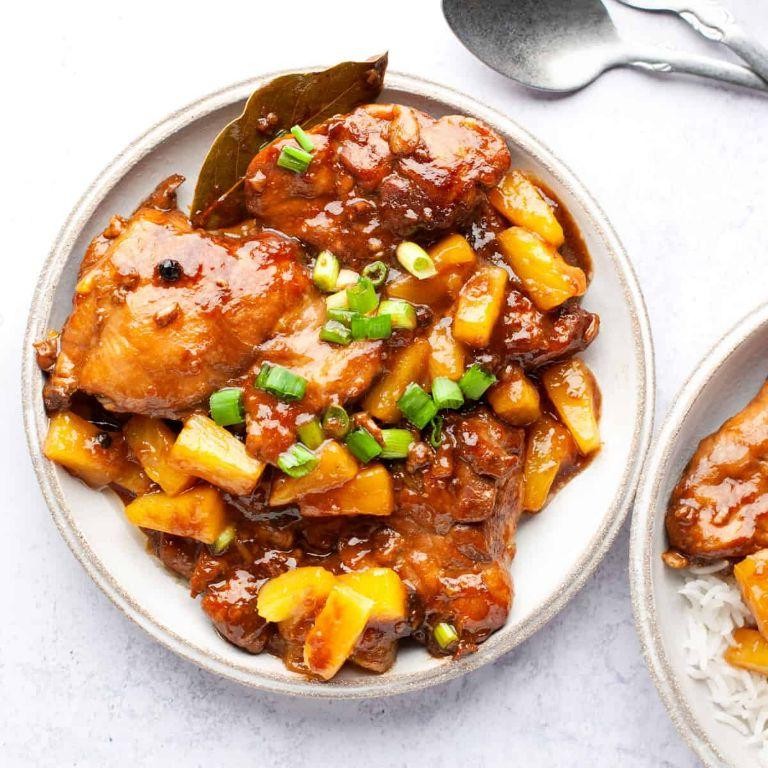 Sheet Pan Adobo Chicken with Pineapple