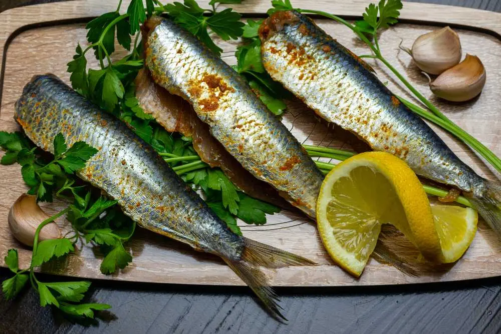 Smoked Sardines with Lemon-Garlic Vinaigrette