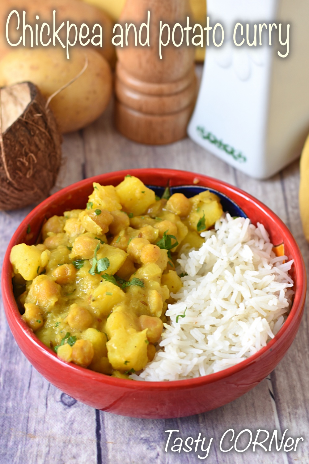 Coconut Milk Chickpea and Potato Curry