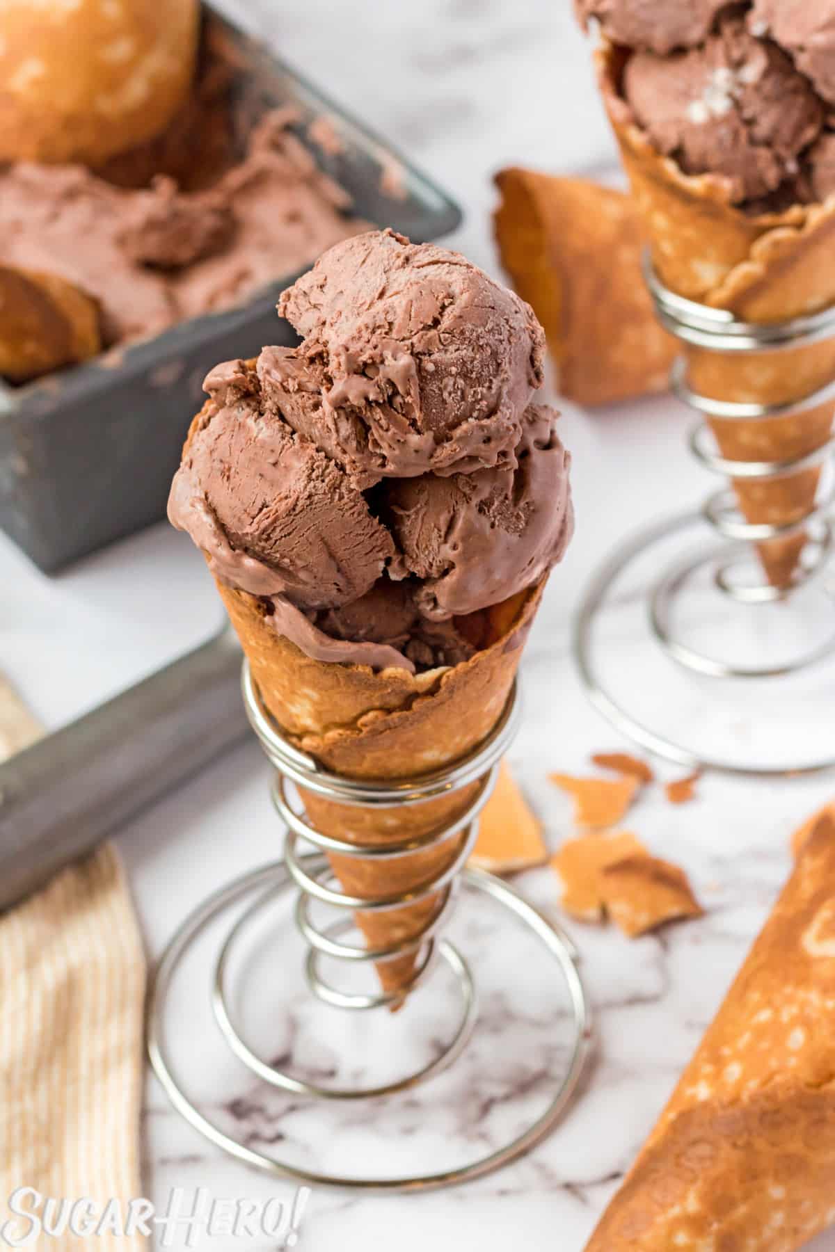No-Churn Chocolate Ice Cream