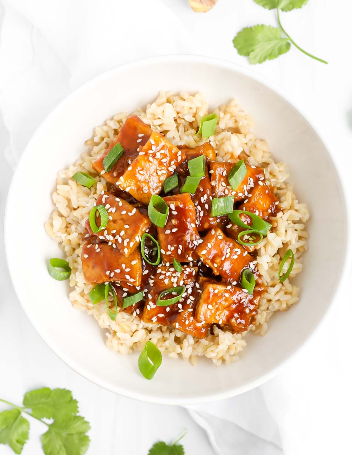 Miso-Marinated Tofu with Sesame and Ginger