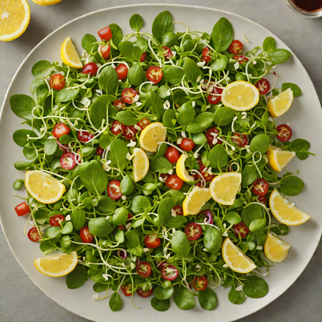 Champlain Beach Watercress Salad with Lemon Vinaigrette