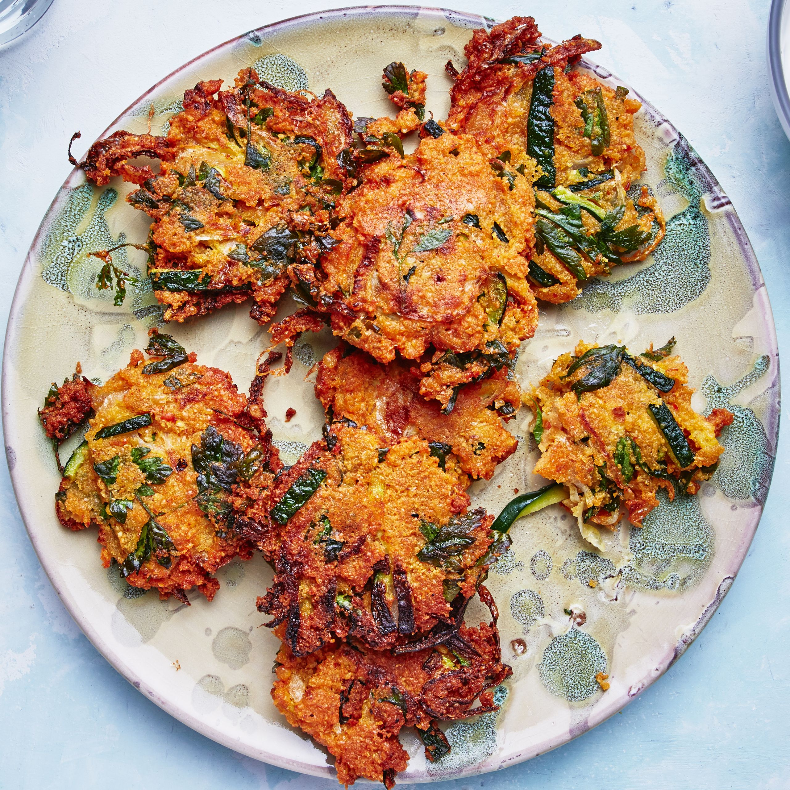 Pan-Fried Red Lentil and Zucchini Fritters