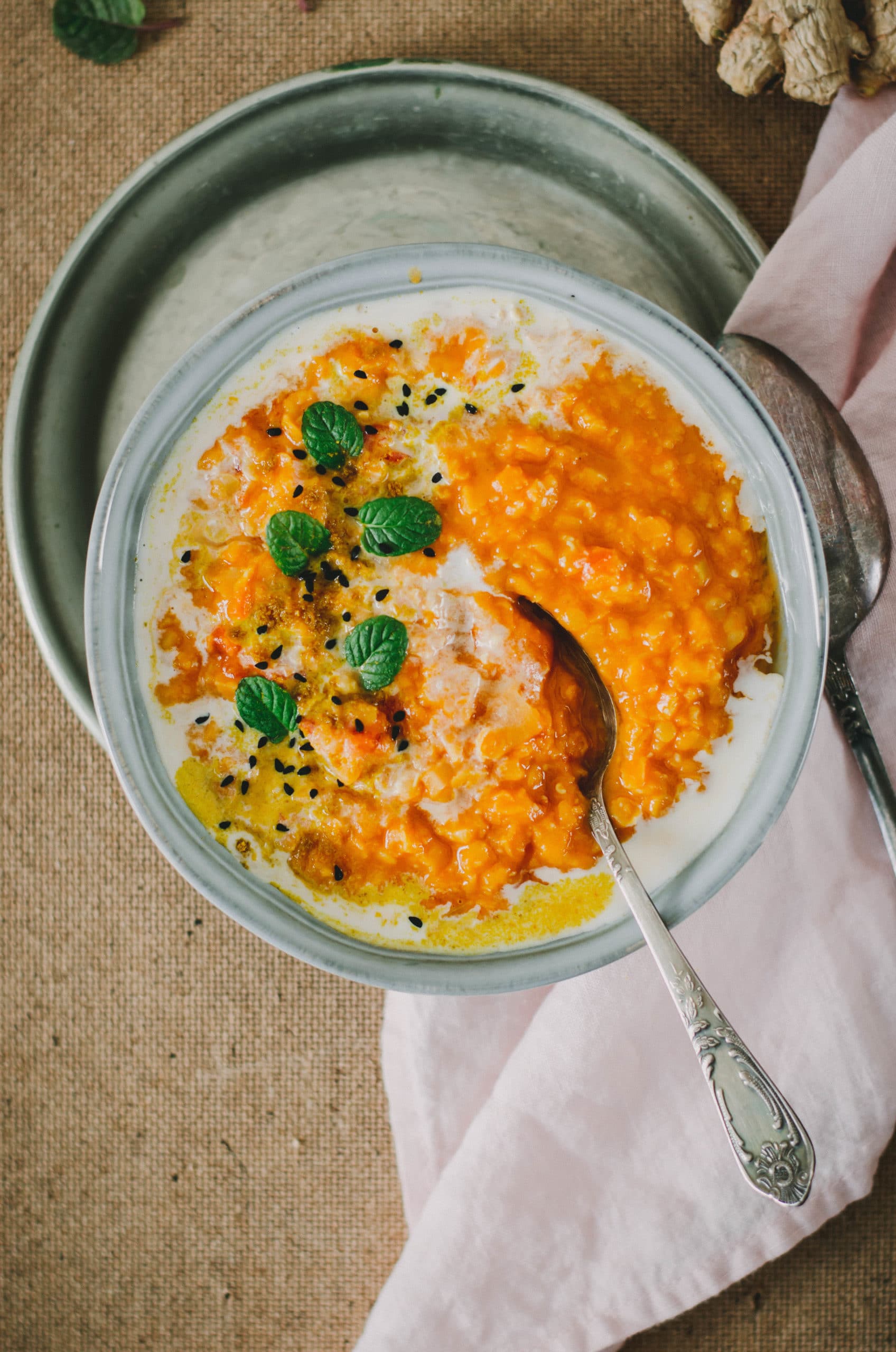 One-Pot Red Lentil and Coconut Dahl