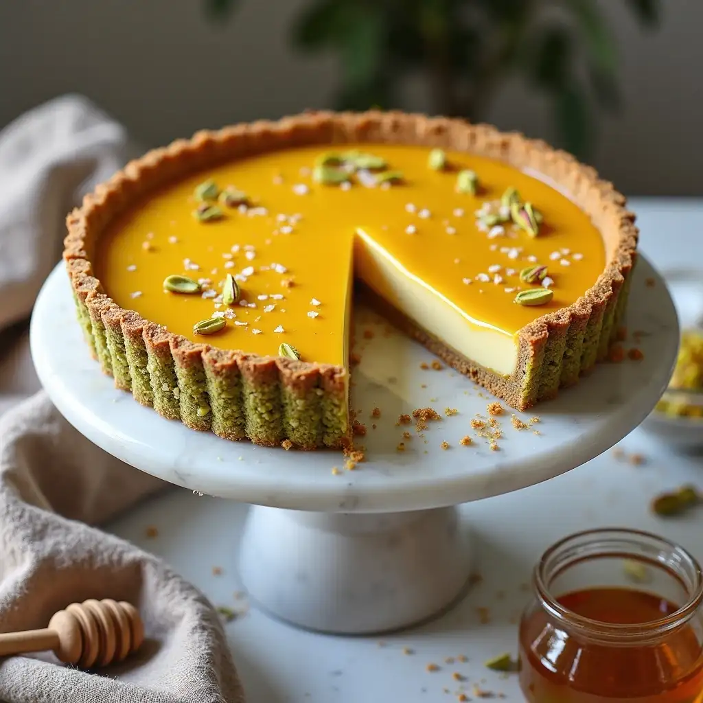Honey and Pistachio Tarts