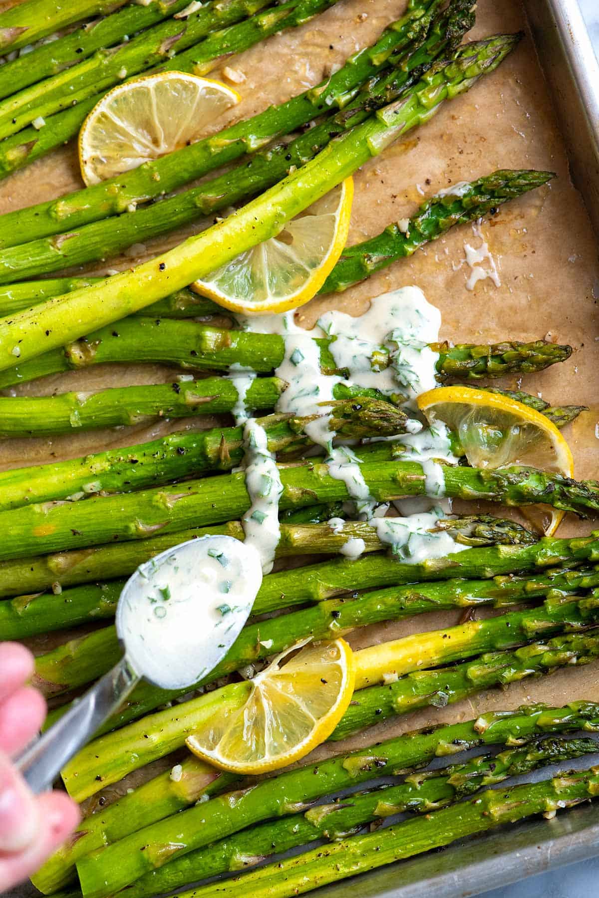 Garlic-Herb Roasted Asparagus