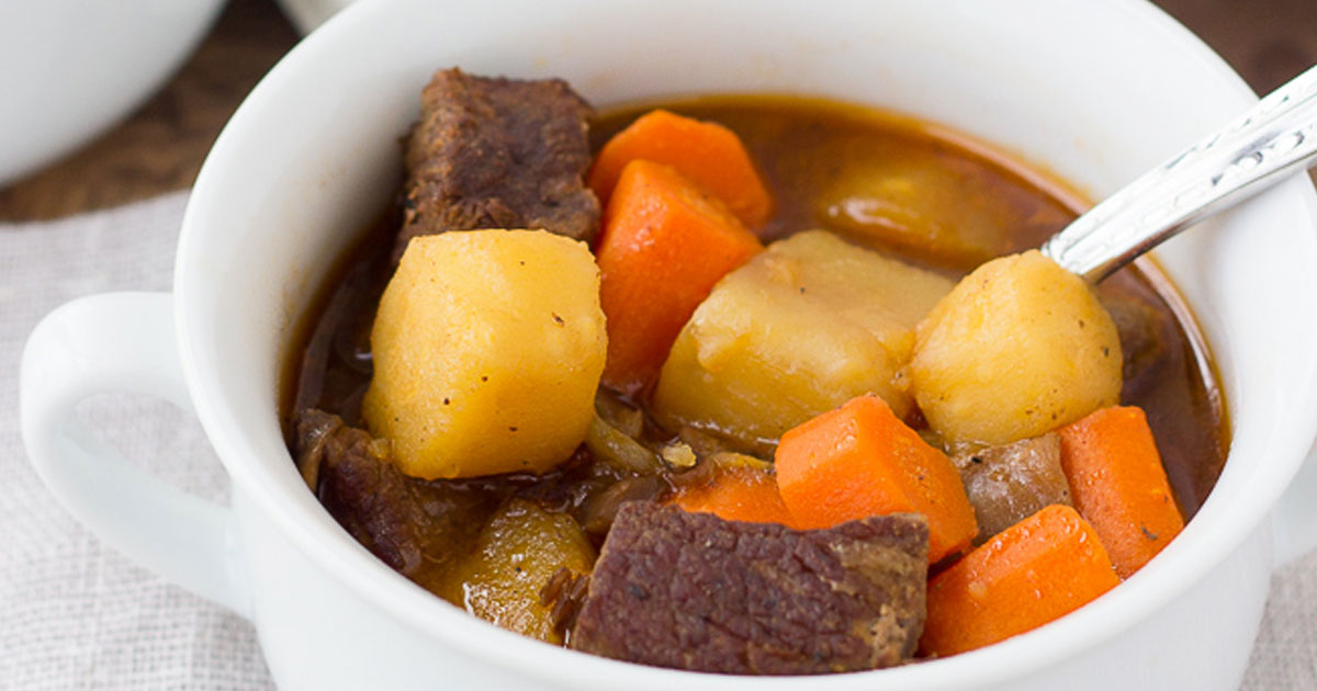 Slow-Simmered Beef with Root Vegetables