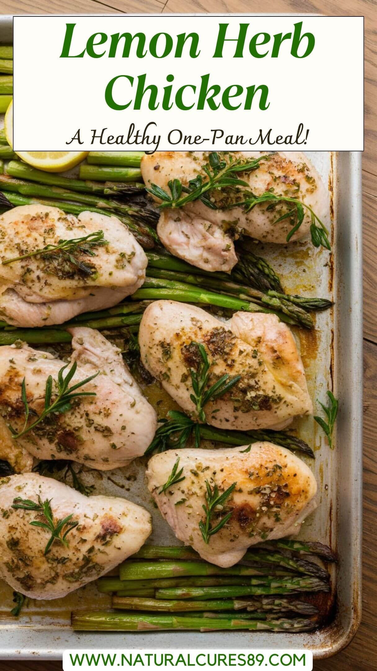 Sheet Pan Lemon-Herb Chicken with Cherry Tomatoes