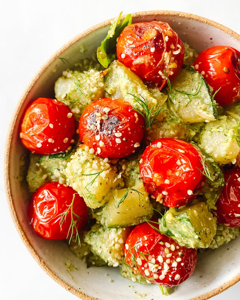 Avocado-Dill Dressing for Roasted Vegetables