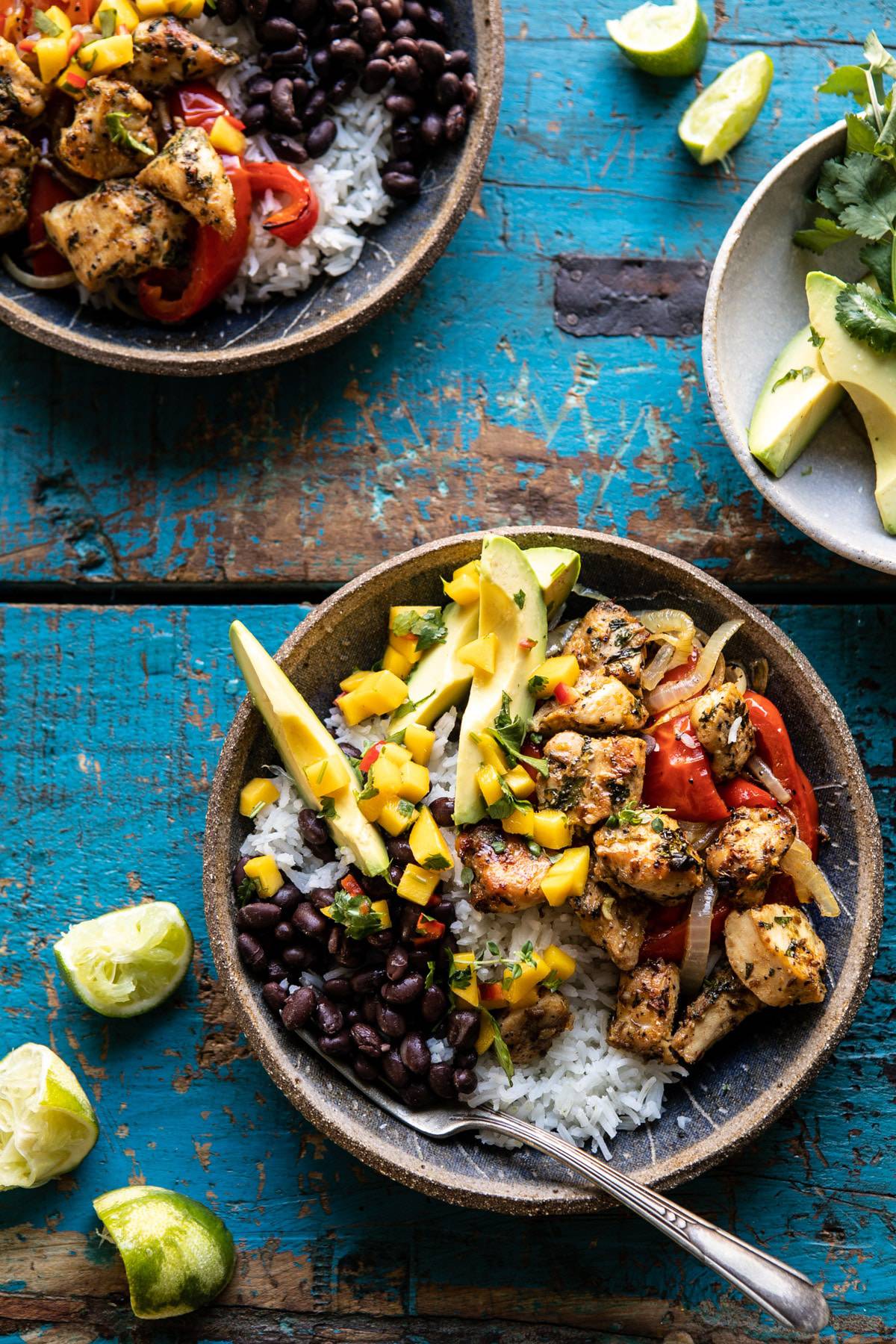 Sheet Pan Cumin Chicken with Black Beans and Corn
