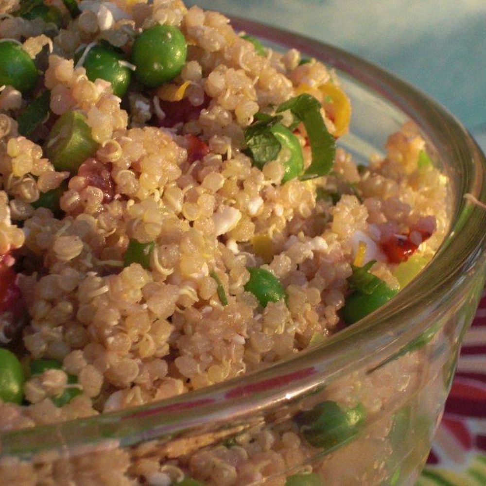 Springtime Veggie Quinoa Salad