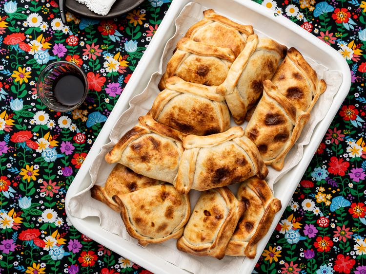 Chilean Beef Empanadas with Peppery Onions