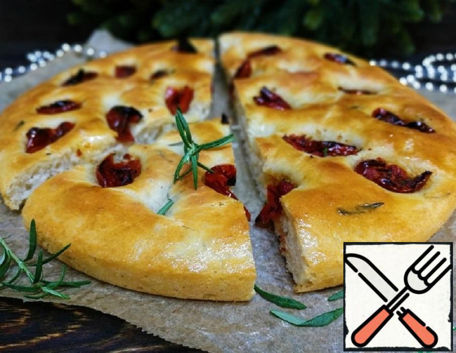Sun-Dried Tomato and Rosemary Focaccia
