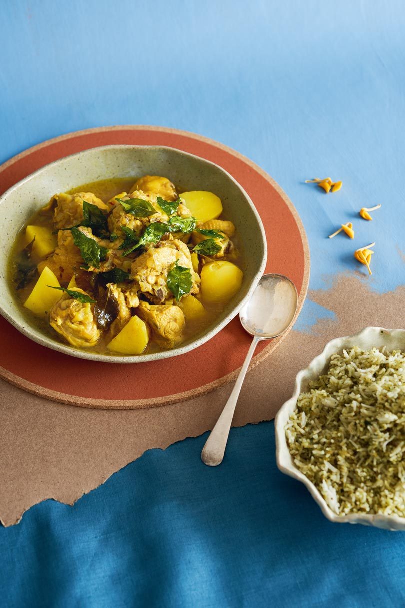 Kolkata-Style Chicken Curry with Tamarind