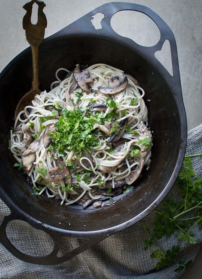One-Pan Mushroom and Thyme Pasta