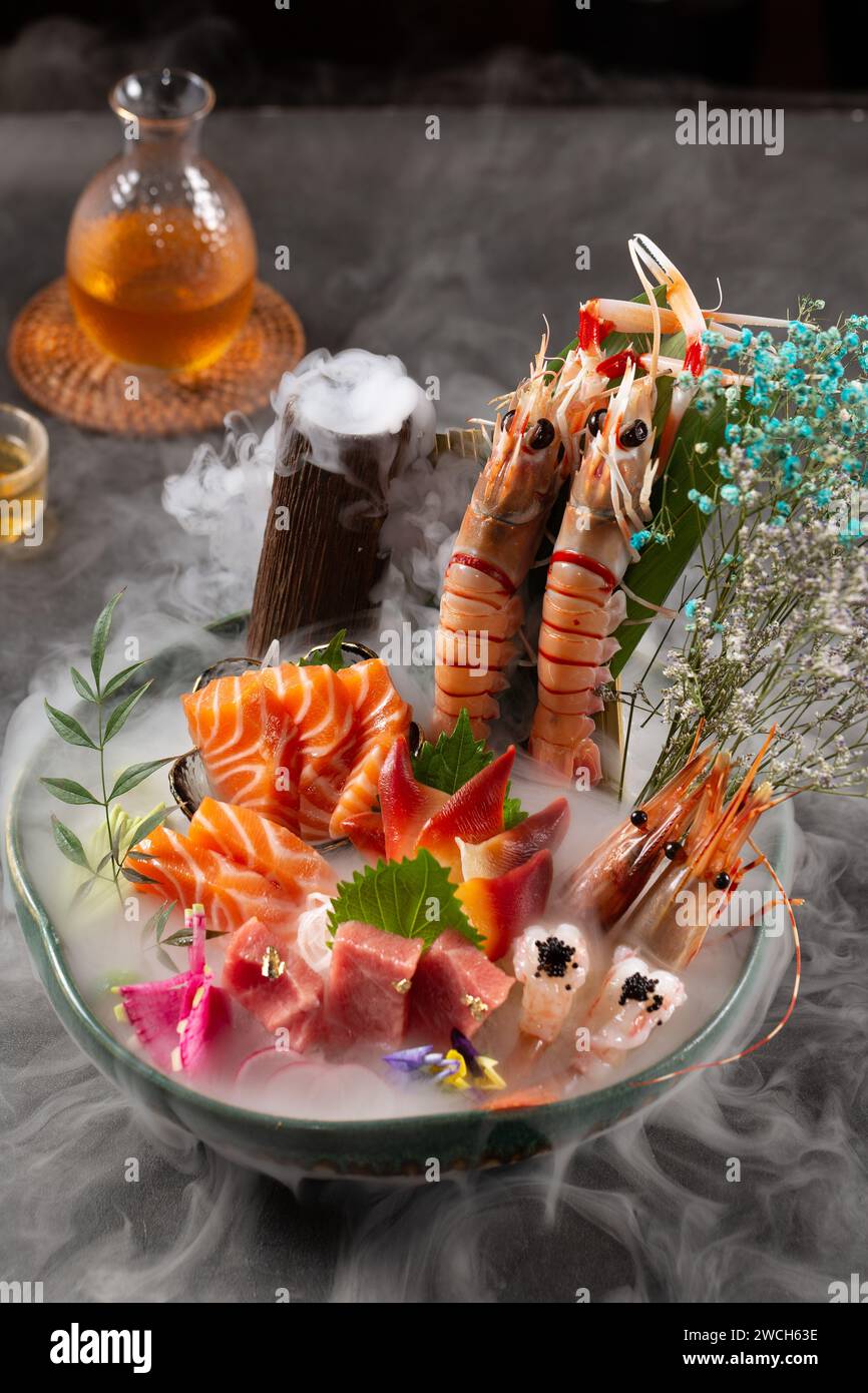 Authentic Japanese Sashimi Platter