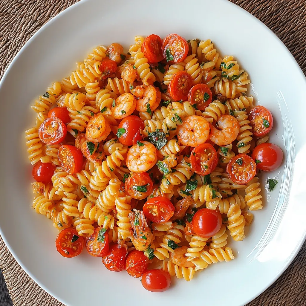 One-Pot Shrimp and Cherry Tomato Pasta