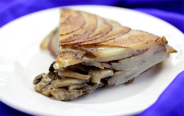 Galician Mushroom and Potato Galette