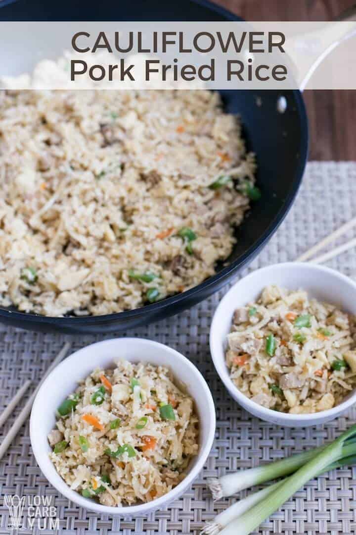 Cauliflower Rice Stir-Fry with Pork