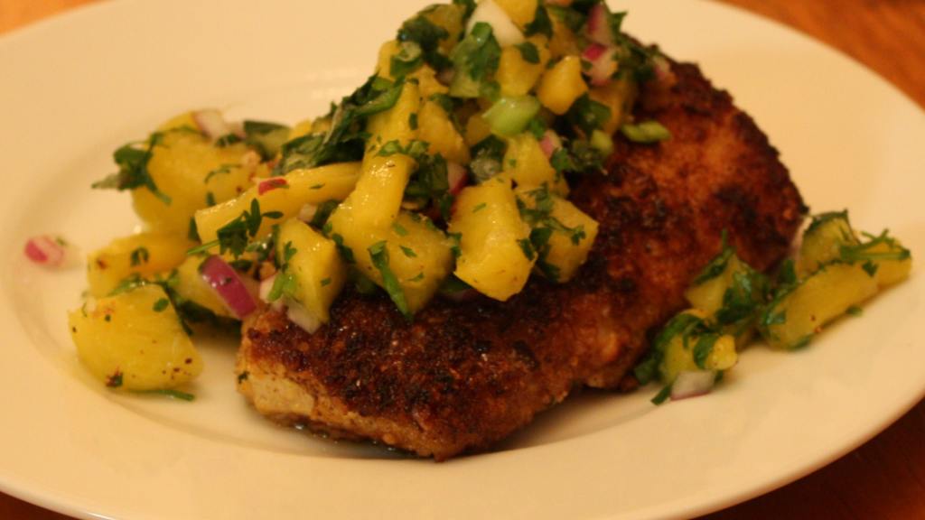 Coconut-Crusted Mahi-Mahi with Mango Salsa