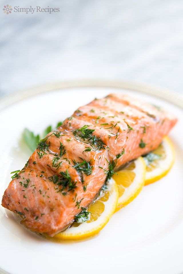 Citrus-Grilled Salmon with Dill