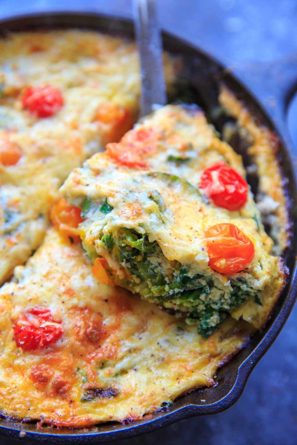 Zucchini and Spinach Frittata