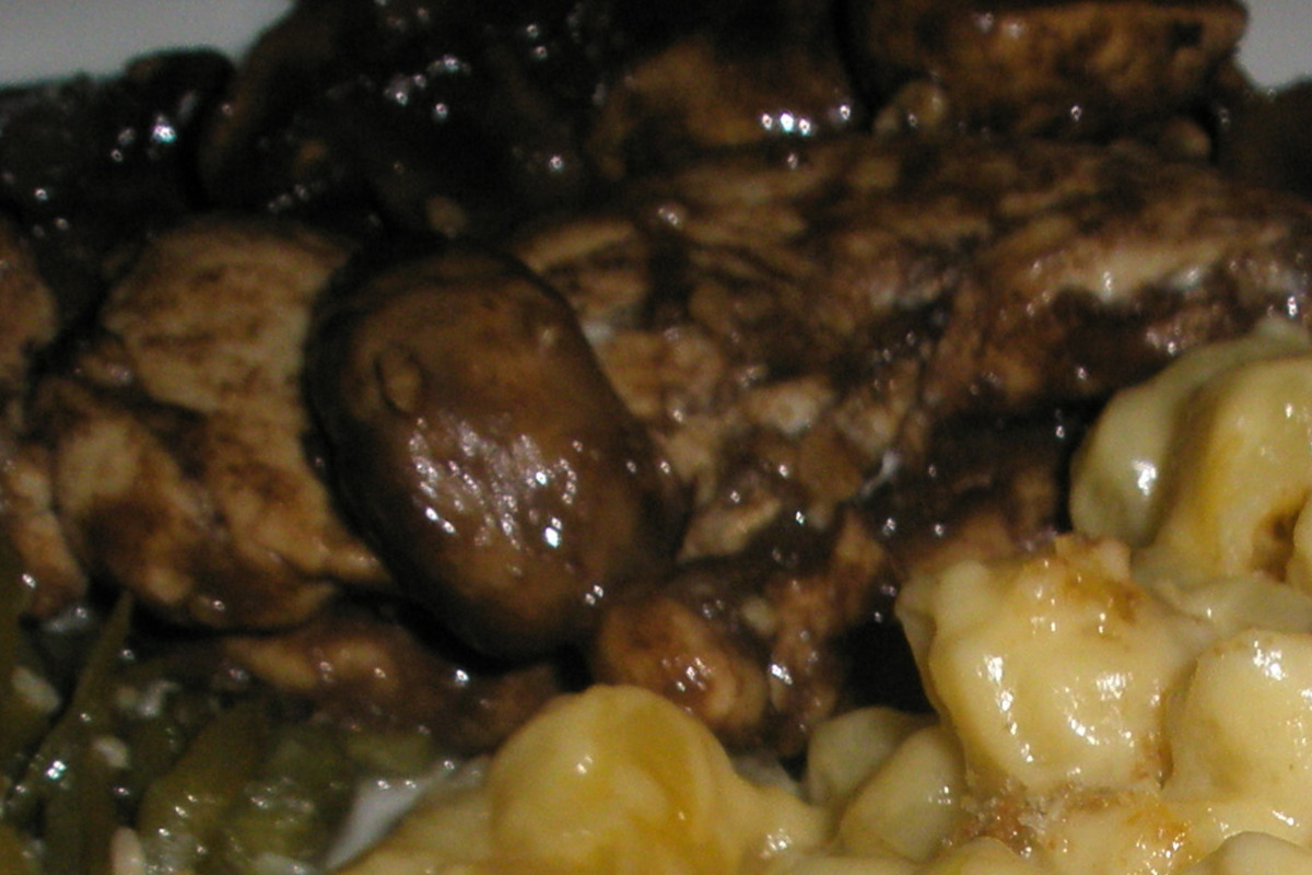 Balsamic-Glazed Chicken with Mushrooms