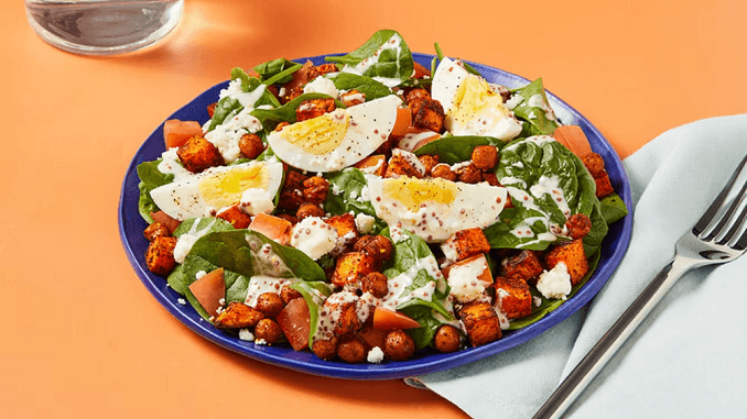 Harissa-Spiced Chickpea Salad
