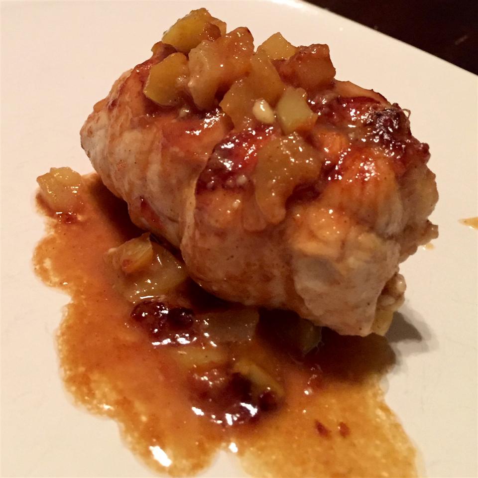 Walnut and Apple Stuffed Chicken Breast
