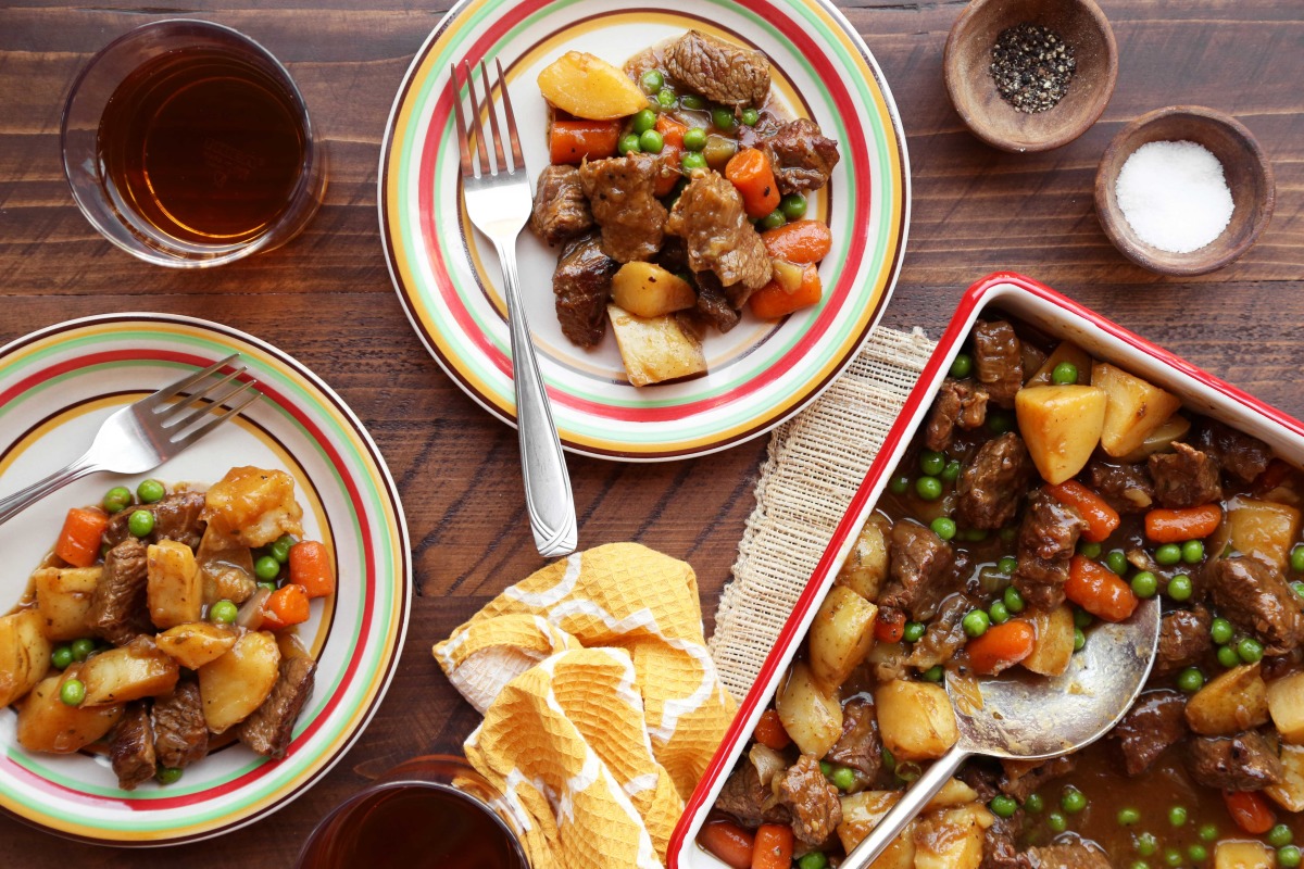 Slow-Cooked Lamb and Root Vegetable Stew