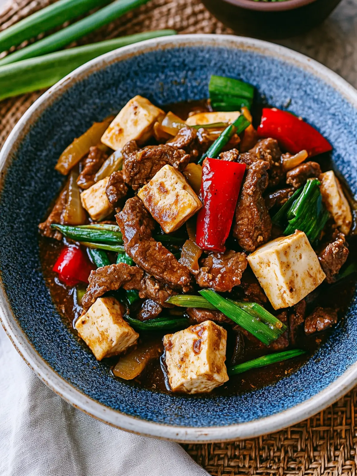 Chen-Style Ginger-Scallion Tofu Stir-Fry