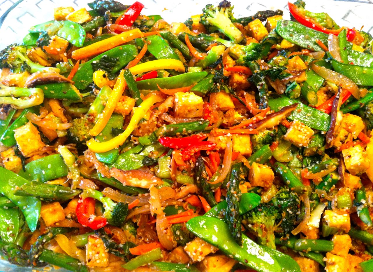Fermented Miso-Tahini Tofu with Sesame-Ginger Glaze