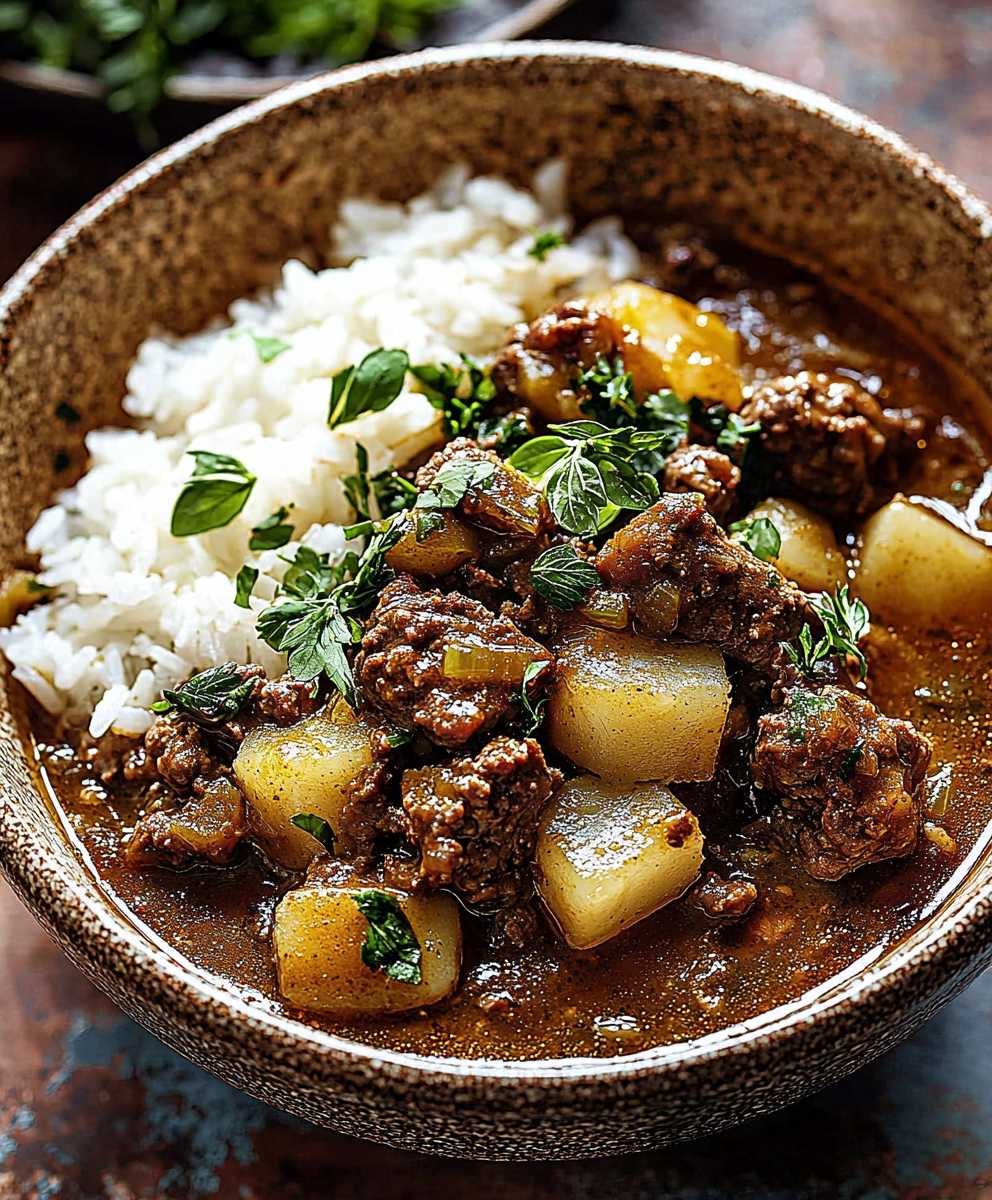 Mountain Herb Beef Stew with Potatoes
