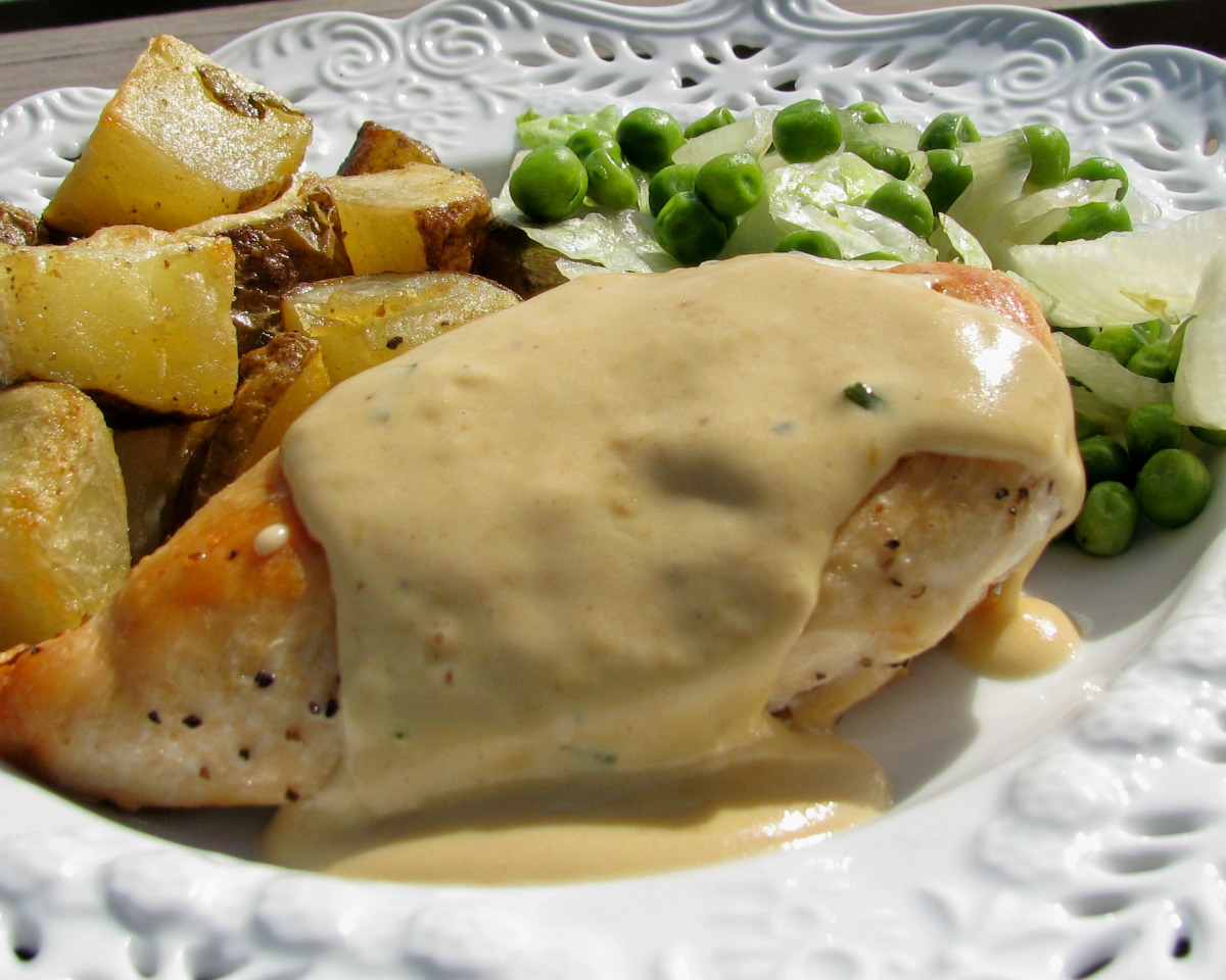 Pan-Seared Chicken Breast with Dijon and Tarragon