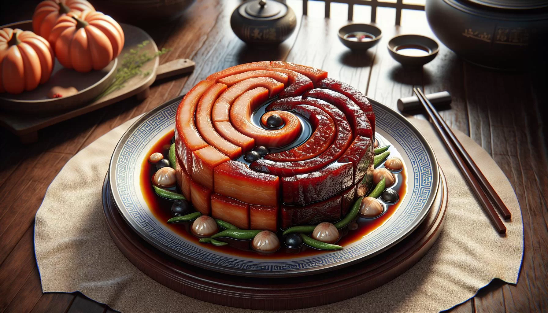 Shanghai-Style Braised Pork Belly with Ginger and Star Anise