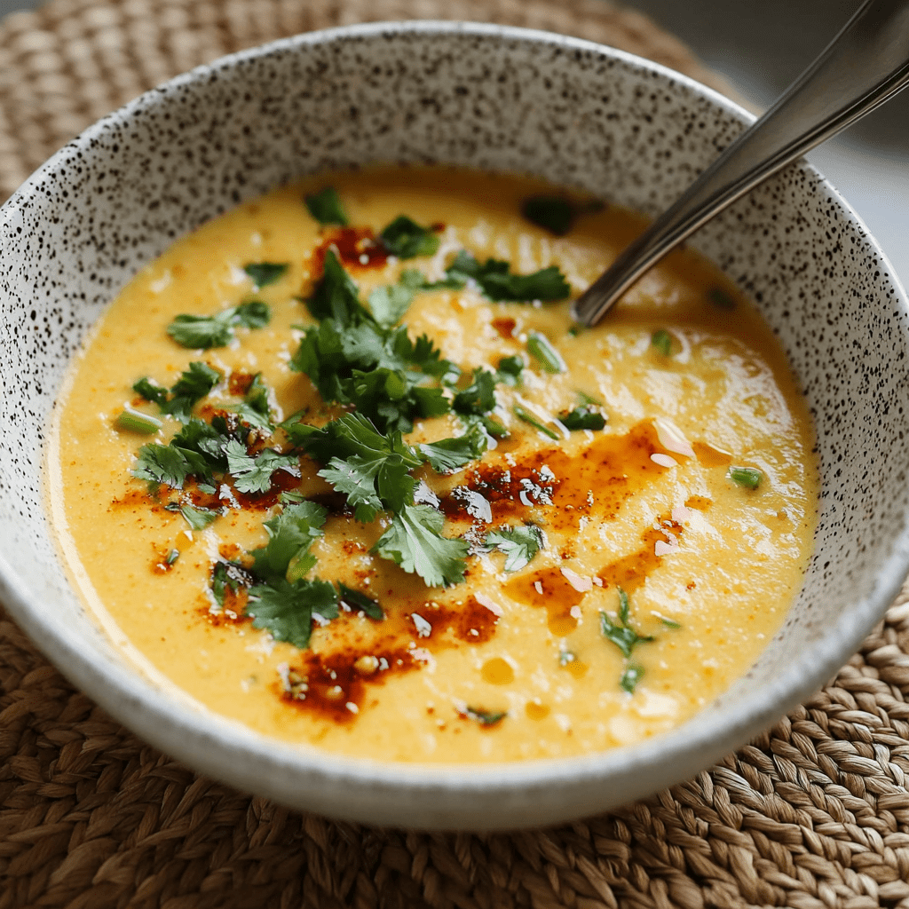Miso-Glazed Carrot and White Bean Soup